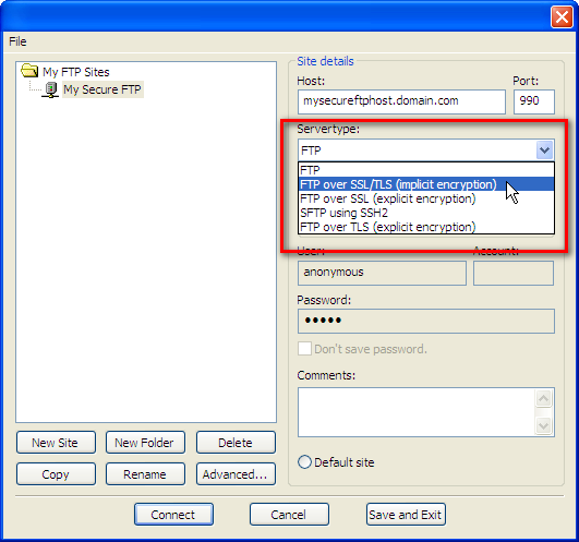 How Do I To Connect A FileZilla Client To A FTPS (FTP Over SSL ...